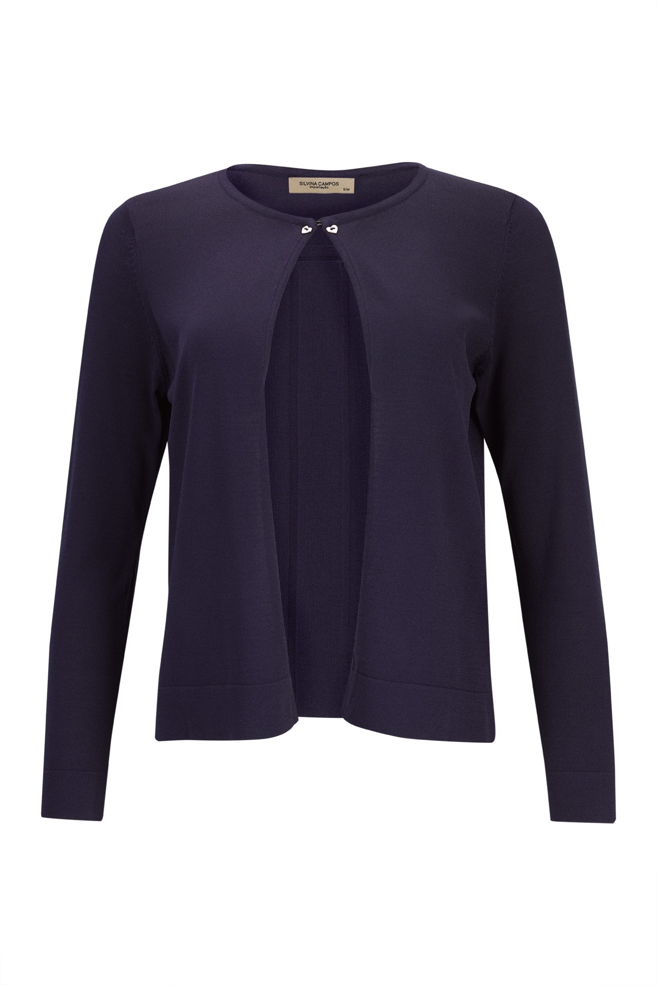 Chaqueta de punto con trabillas