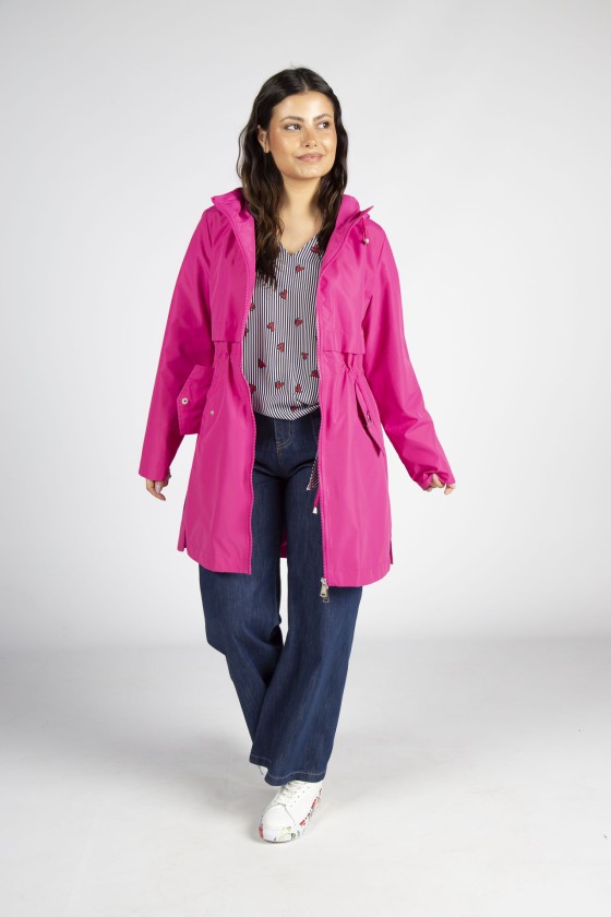 Túnica detalle de nudo estampada