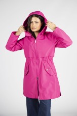 Parka comprida com capuz