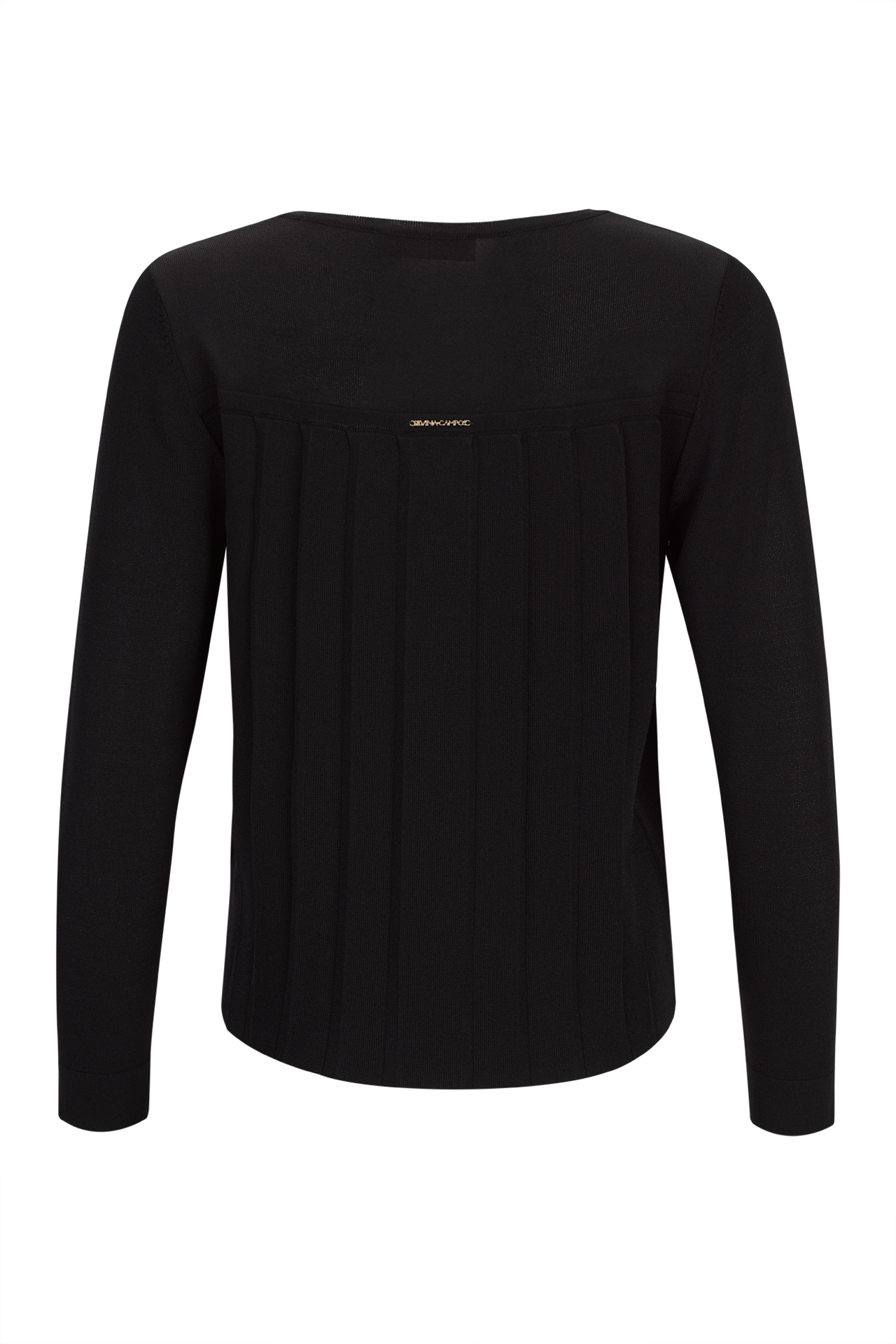 Chaqueta de punto con trabillas