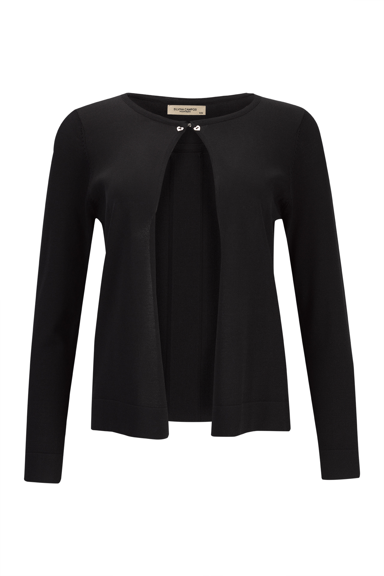 Chaqueta de punto con trabillas