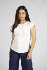 Cotton t-shirt with  a bow