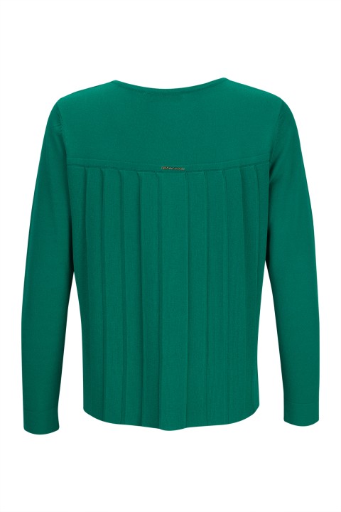 Casaco de malha com colchete