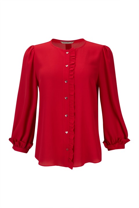 Gathered blouse