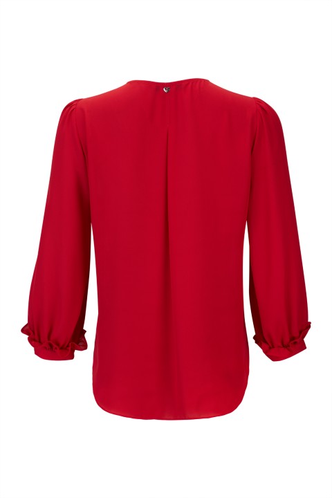 Gathered blouse