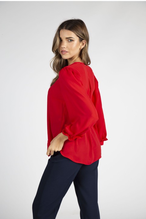 Gathered blouse