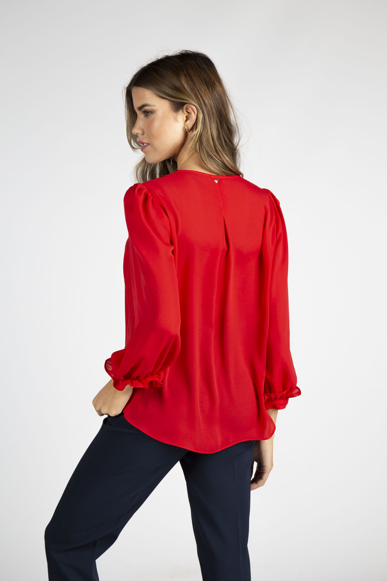 Gathered blouse