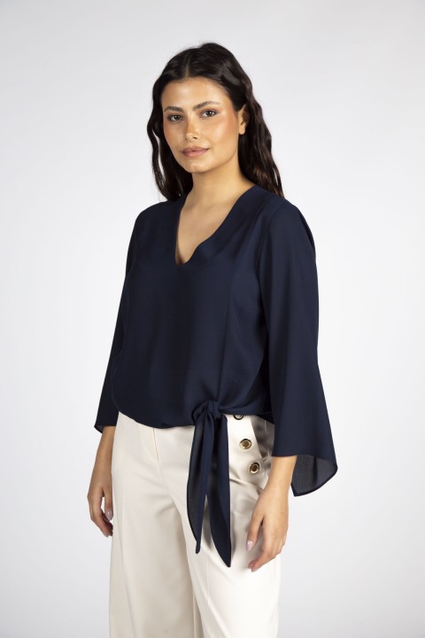 Knot blouse