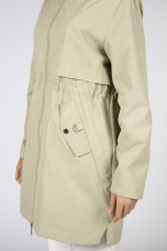 Parka larga con capucha