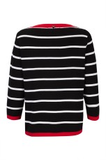 Camisola de malha s riscas