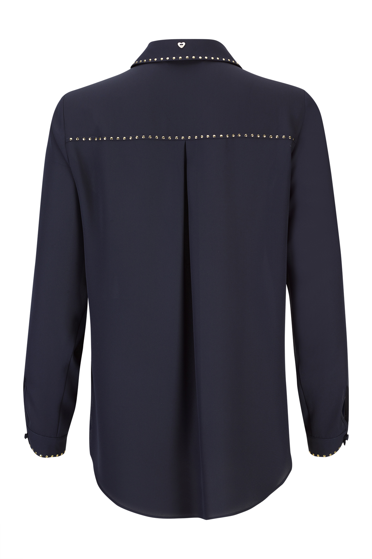 Blusa com tachas douradas