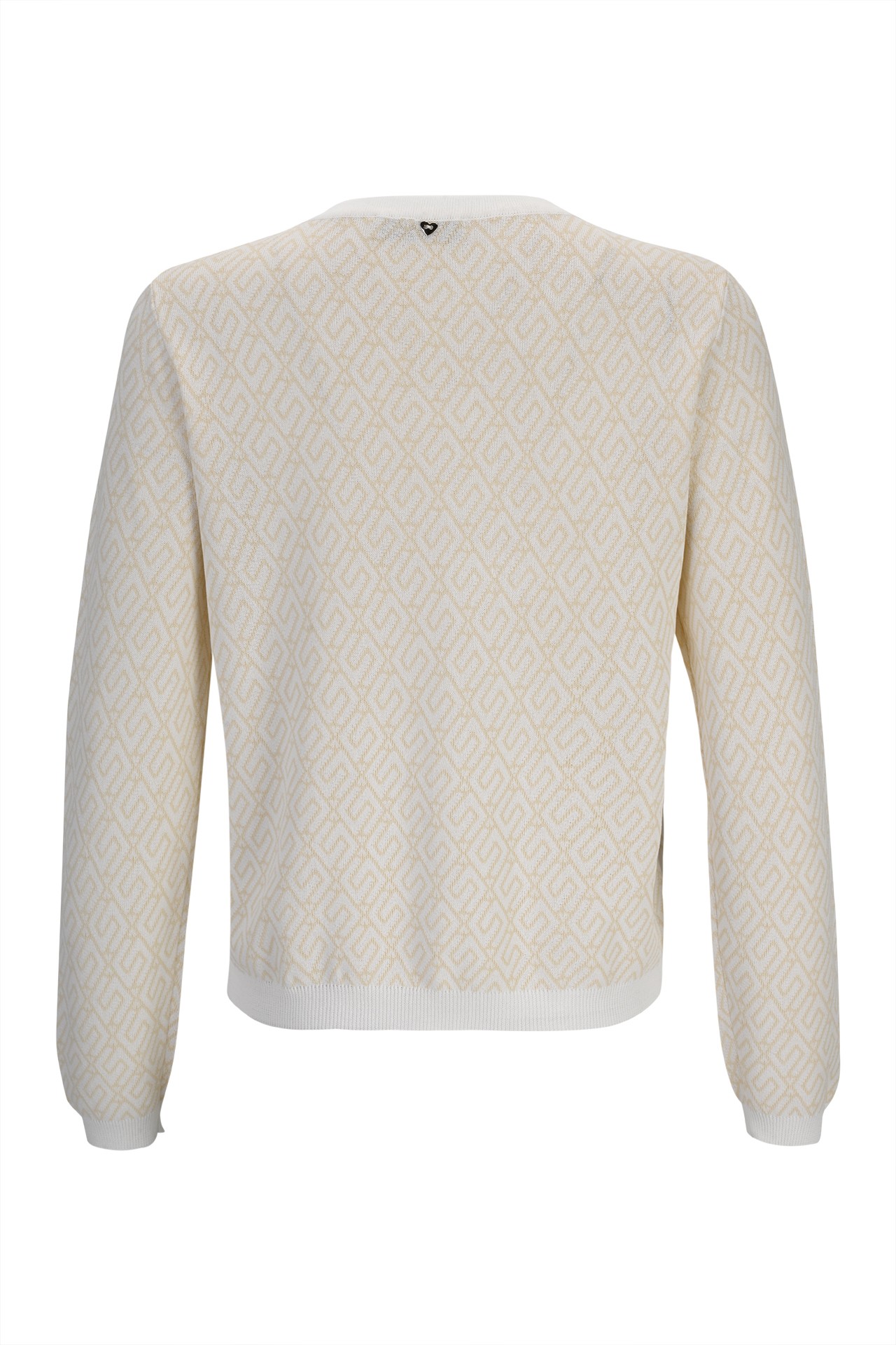 Chaqueta de punto con estampado geométrico