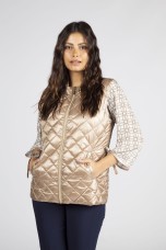 Parka with detachable waistcoat