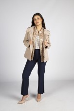 Parka with detachable waistcoat