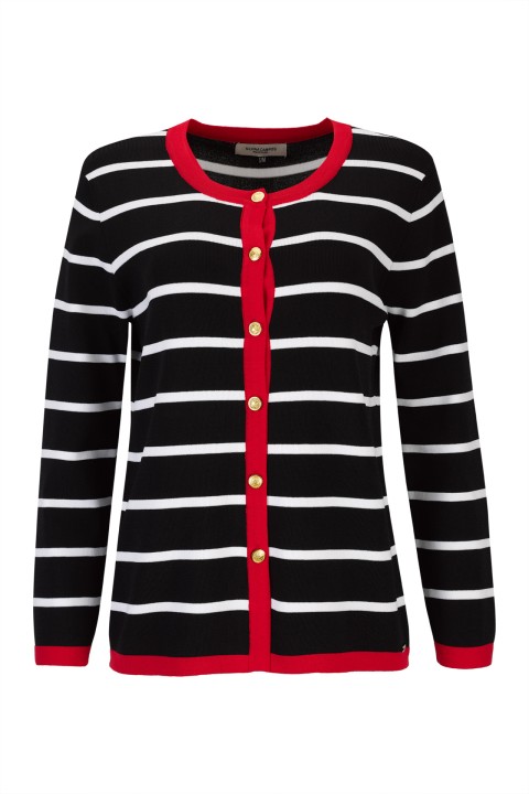 Striped cardigan