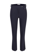 Split-detail flared trousers