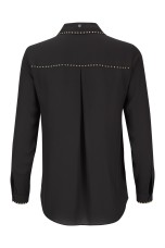 Shirt with gold studs