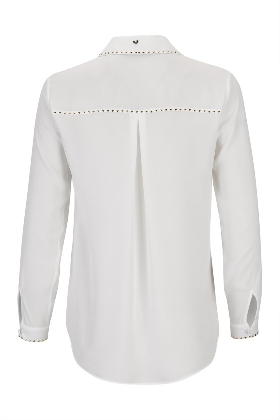 Blusa con tachuelas doradas