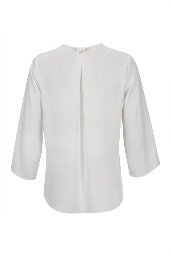 Eyelet-detail shirt