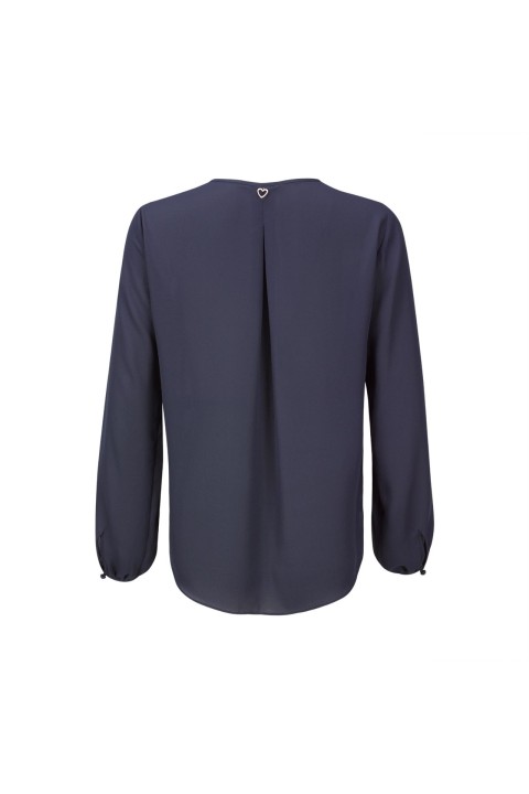 Lined button blouse