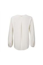 Lined button blouse