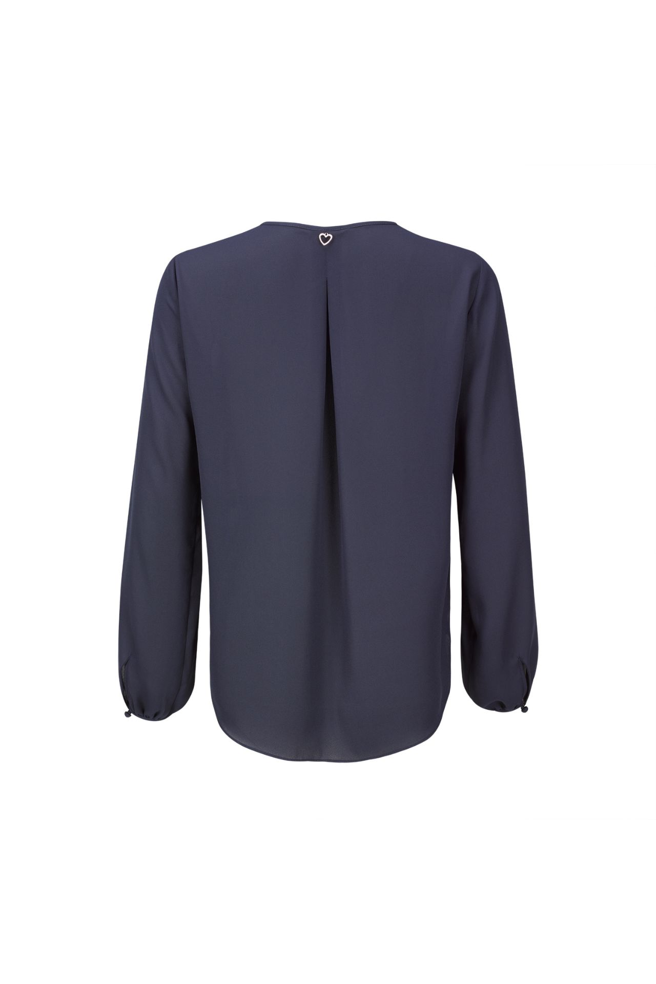 Túnica con botones forrados