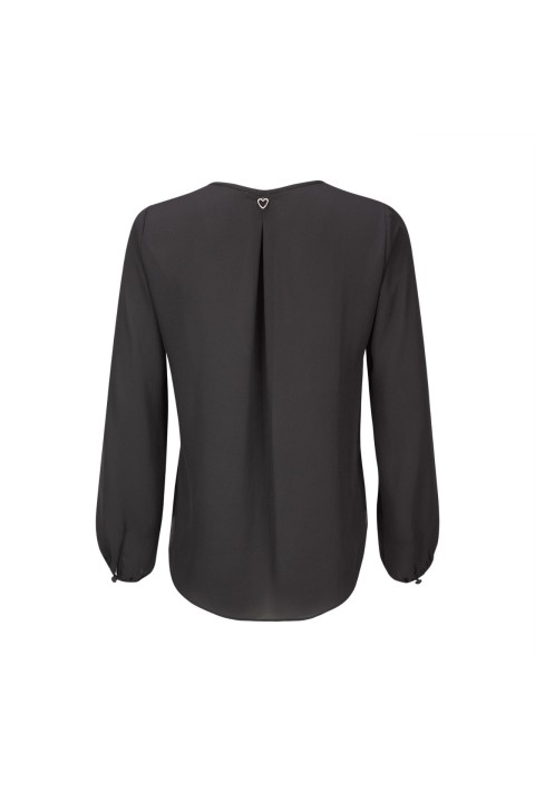 Lined button blouse