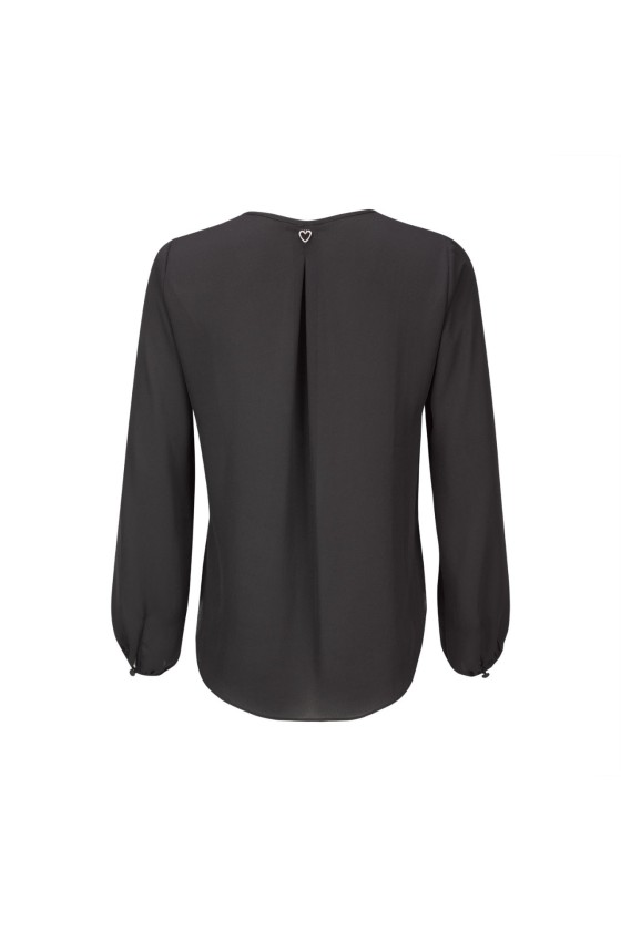 Lined button blouse