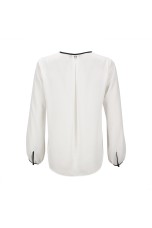 Lined button blouse
