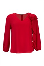 3D flower blouse