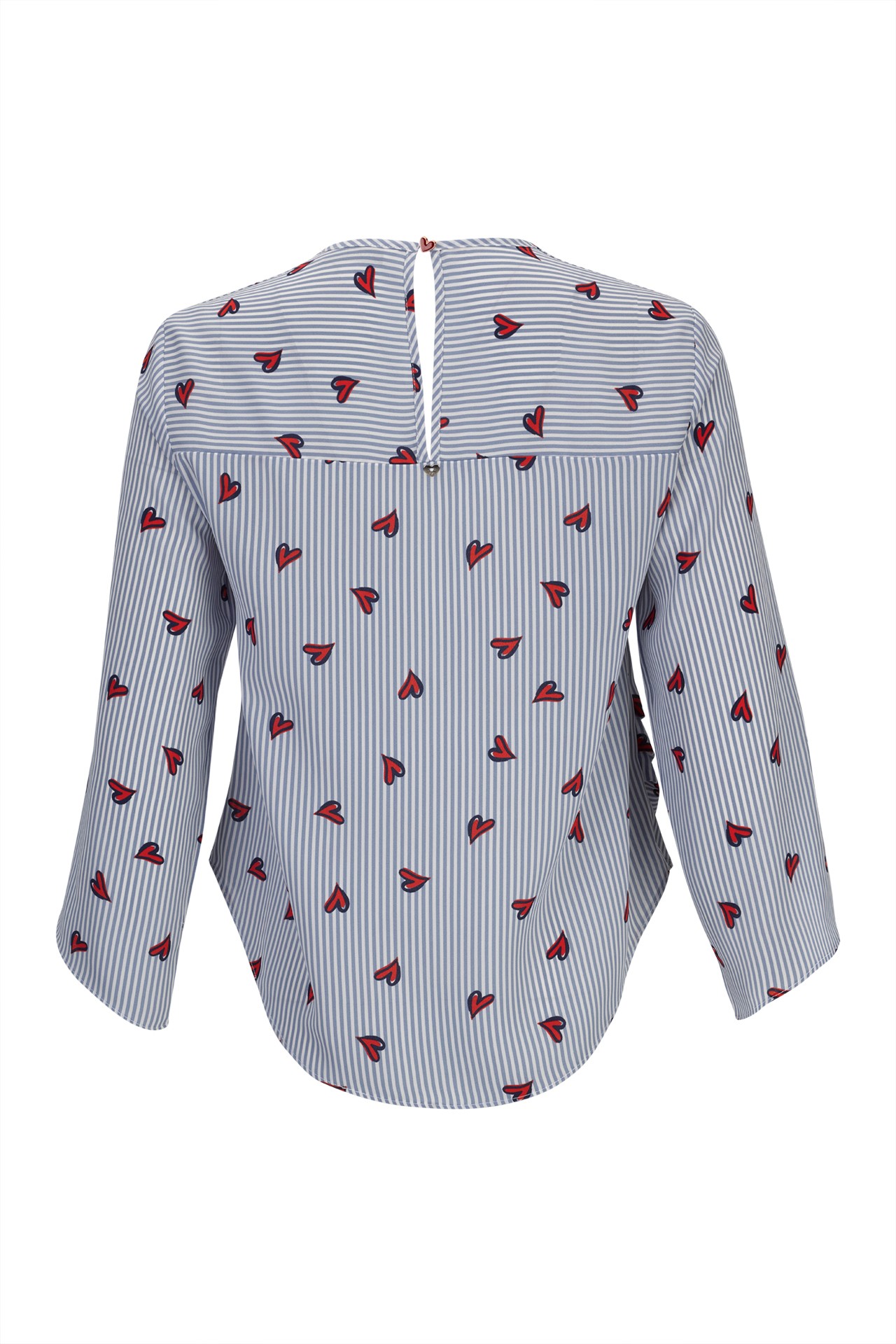 Túnica detalle de nudo estampada