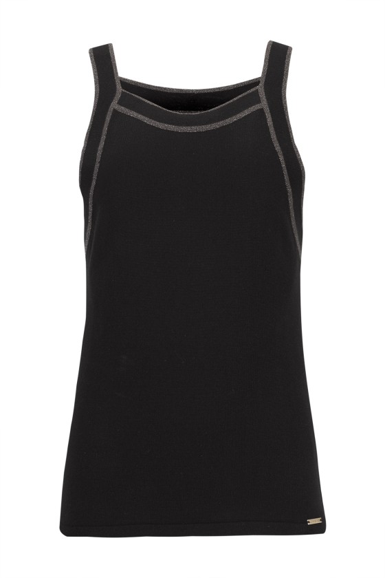 Top with contrasting details