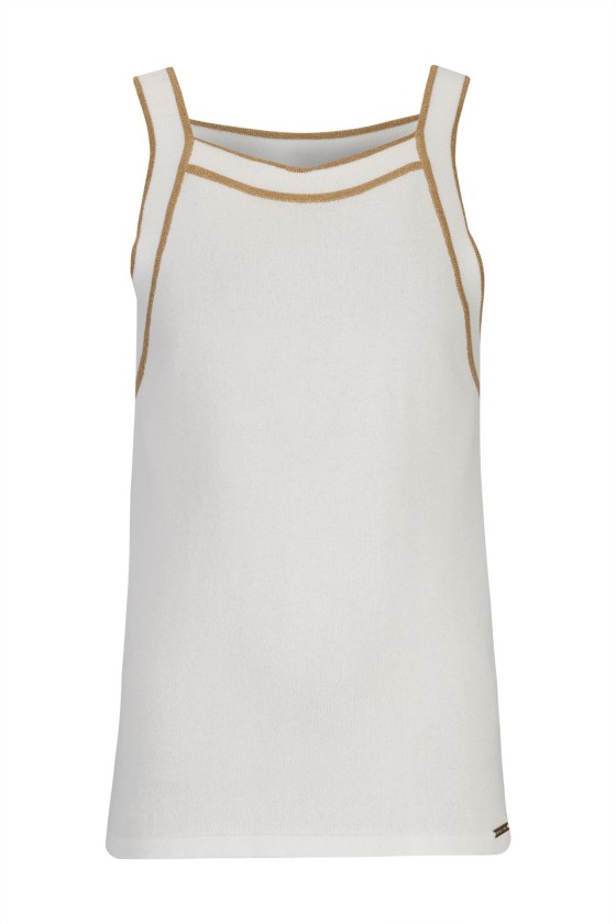 Top with contrasting details