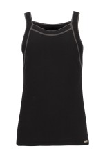 Top com detalhes contrastantes