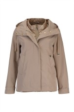 Parka with detachable waistcoat