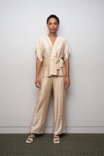 Casaco kimono polka dot