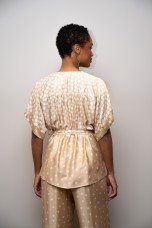 Casaco kimono polka dot