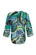 Tnica ilhs estampada