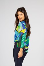 Tnica ilhs estampada