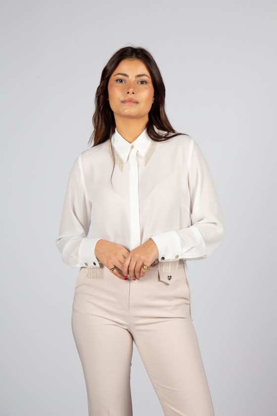 Fringe blouse