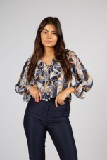 Tnica estampada lazo