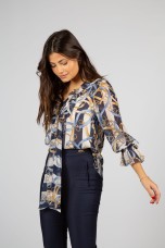 Tnica estampada lazo