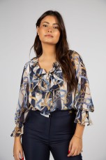 Tnica estampada lazo