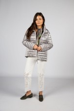 Parka acetinada
