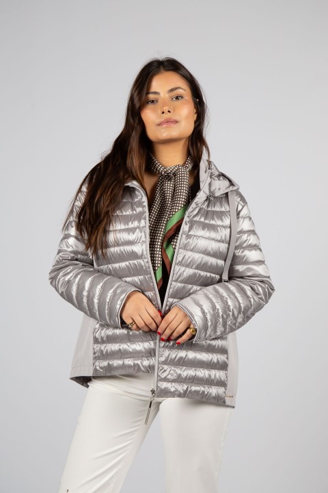 Satin parka