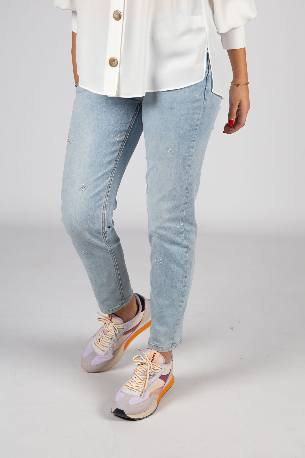 Jeans with star sparkles