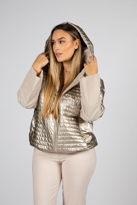 Parka with hoodie