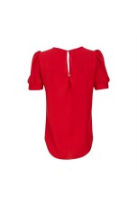Blouse with cross details