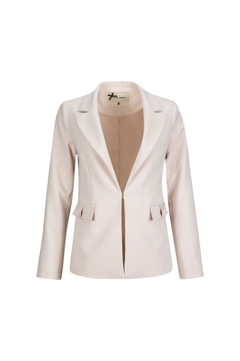 Blazer clssico com colchete oculto