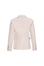 Blazer clssico com colchete oculto